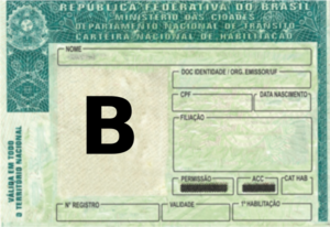 Carteira de Habilitação B