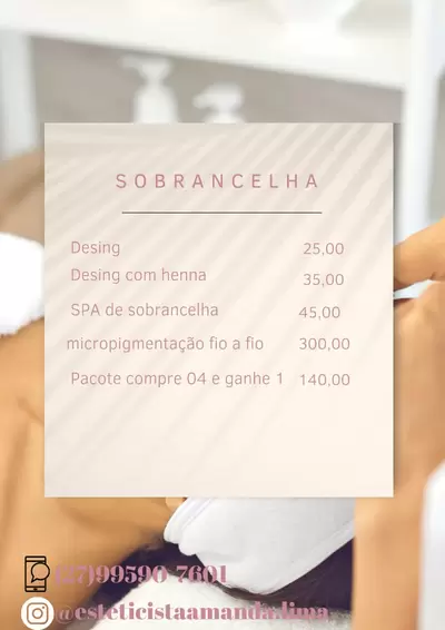 Design de Sobrancelha