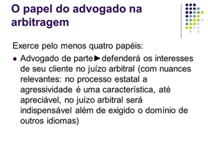 Arbitragem via Advogado
