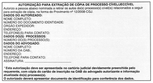 Cópia de Processo por Advogado