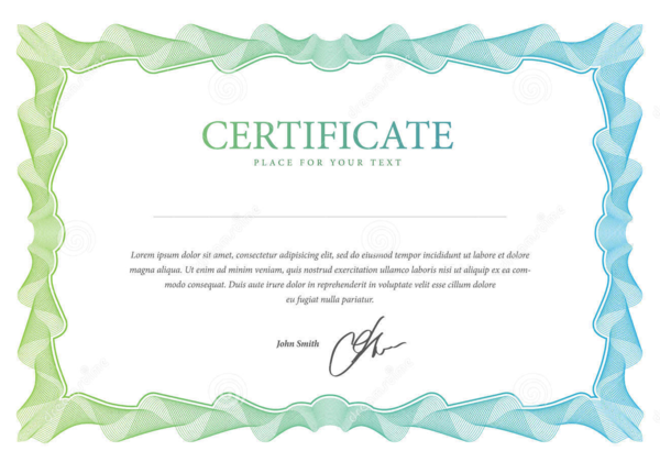 Confecção de Certificados