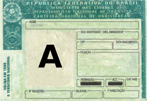 Carteira de Habilitação A