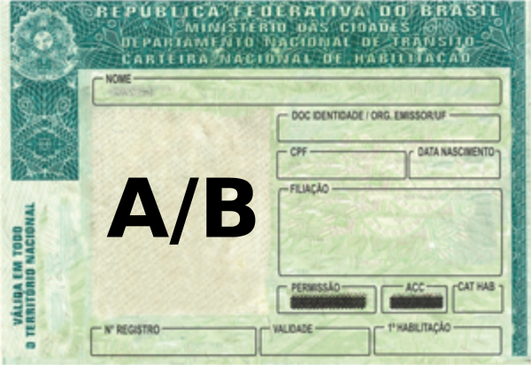 Carteira de Habilitação AB