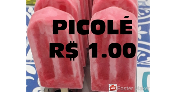 Picolé no Atacado 100 unidades